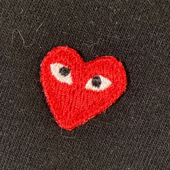 Comme des Garçons Play Black Small Heart Patch T-Shirt - Picture 4 of 7